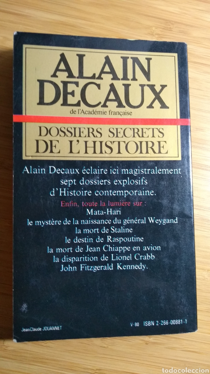 Libros de segunda mano: Dossiers secrets de lhistoire - Alain Decaux - Foto 2