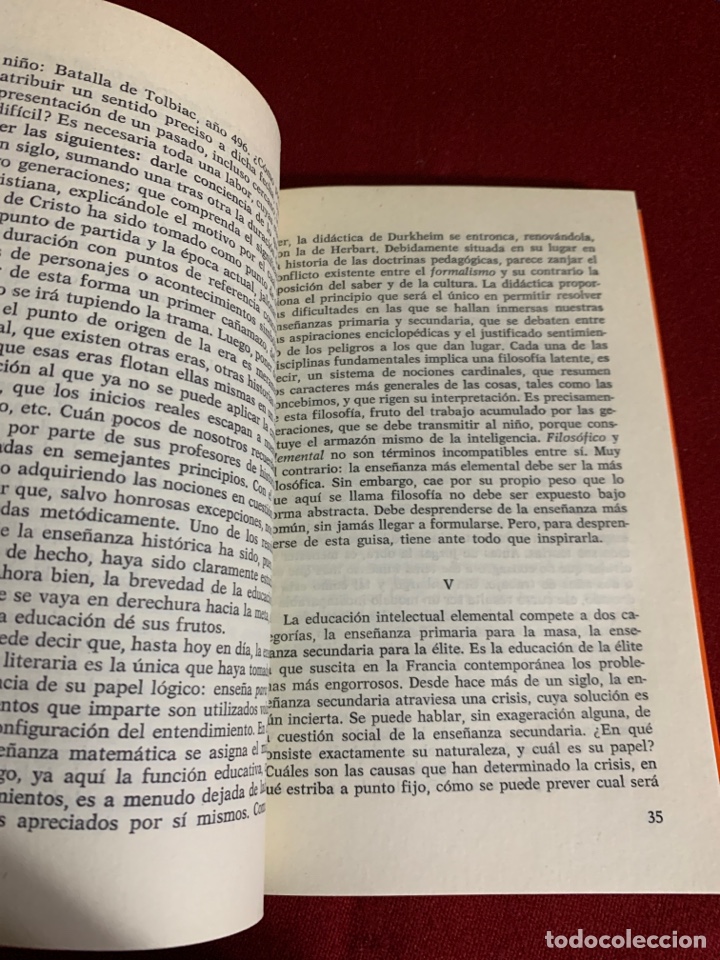Libros de segunda mano: Educaci&oacute;n y sociolog&iacute;a. &Eacute;mile Durkheim. - Foto 6