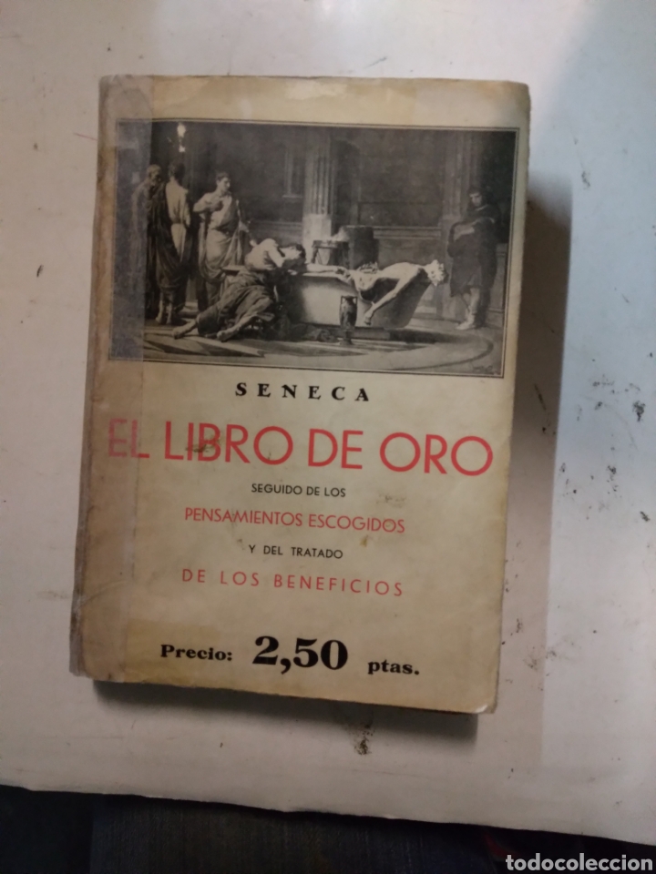 Libros de segunda mano: S&eacute;neca, El.libro de oro,Biblioteca de bolsillo - Foto 1
