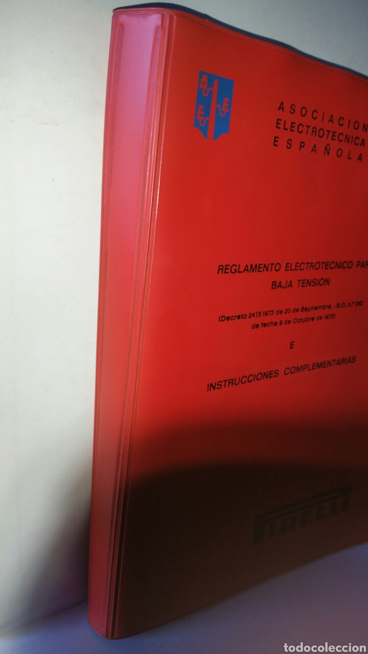Libros de segunda mano: Reglamento electrotecnico para baja tensi&oacute;n e instrucciones complementarias. PIRELLI - Foto 2
