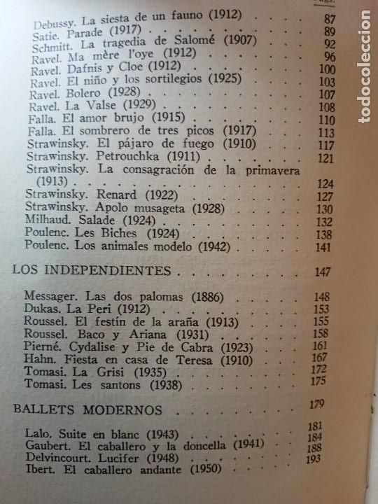 Libros de segunda mano: BALLETS DE AYER Y DE HOY. CLAUDE BAIGNERES. EDICIONES AVE 1965. - Foto 7