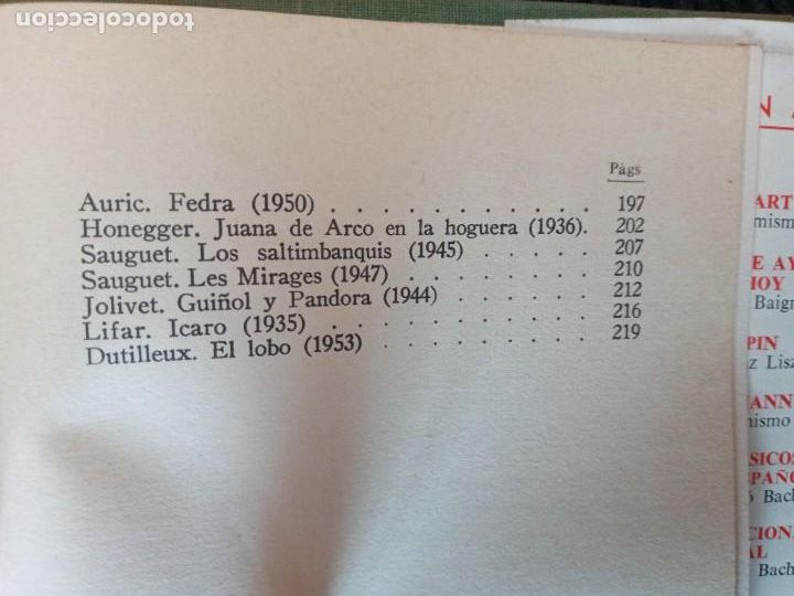 Libros de segunda mano: BALLETS DE AYER Y DE HOY. CLAUDE BAIGNERES. EDICIONES AVE 1965. - Foto 8