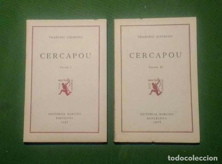 Libros de segunda mano: CERCAPOU. I - II - FRANCESC EIXIMENIS - Foto 1