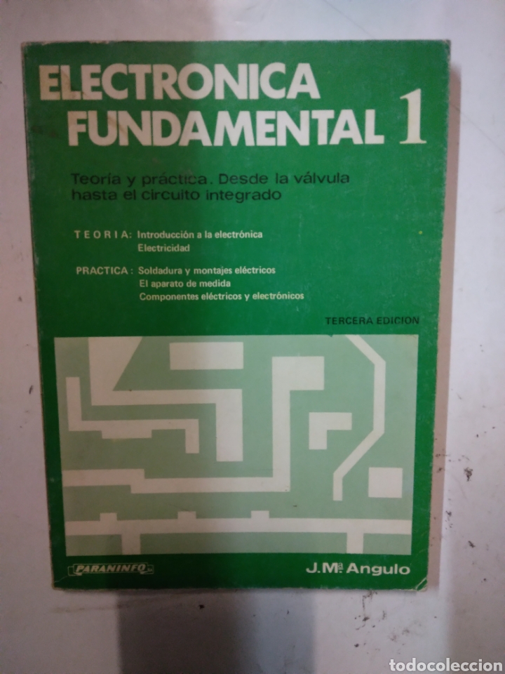 Libros de segunda mano: Lectronica fundamental 1,J.M.Angulo,Paraninfo - Foto 1