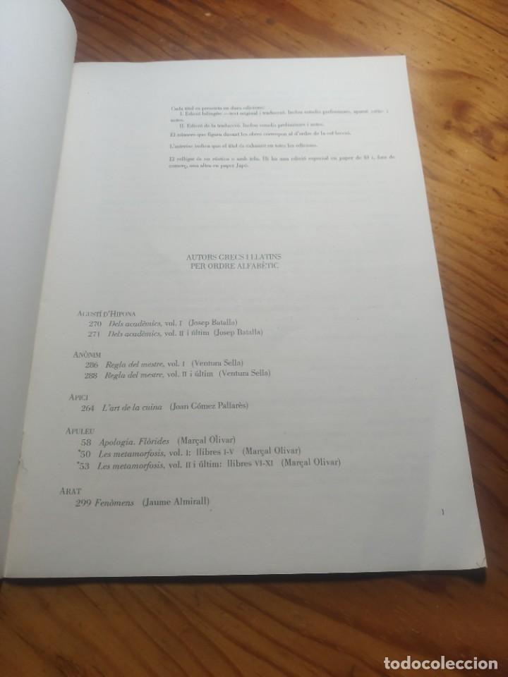 Libros de segunda mano: Fundaci&oacute; Bernat Metge. Cat&agrave;leg 1999. Editorial alpha. - Foto 3