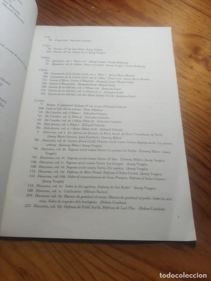 Libros de segunda mano: Fundaci&oacute; Bernat Metge. Cat&agrave;leg 1999. Editorial alpha. - Foto 5