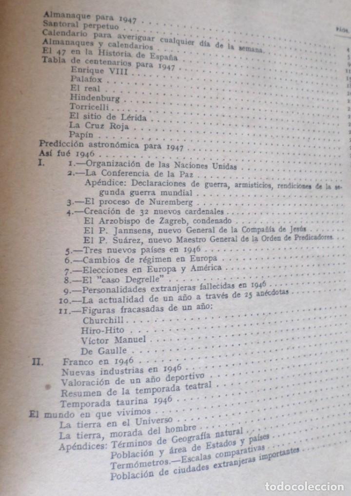 Libros de segunda mano: ALMANAQUE MERIDIANO 1947 - Foto 4