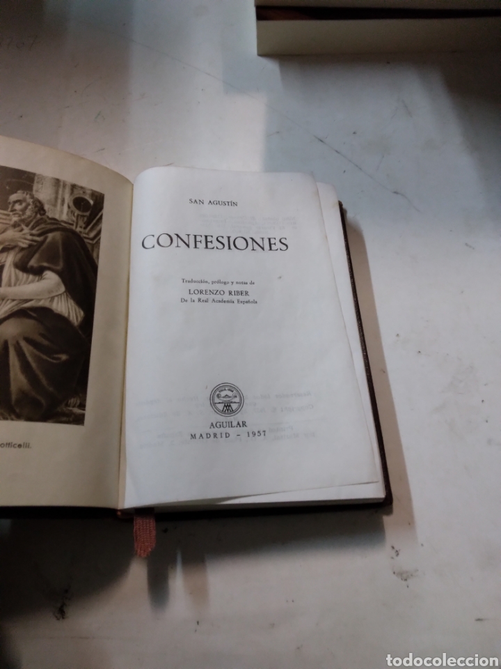 Libros de segunda mano: San Agust&iacute;n, Confesiones, Aguilar 1957 - Foto 3