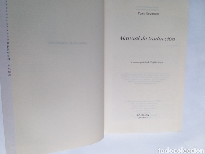 Libros de segunda mano: Manual de traduccion Peter Newmark. Versi&oacute;n espa&ntilde;ola de Virgilio Moya - Foto 7
