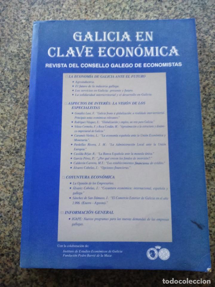Libri di seconda mano: GALICIA EN CLAVE ECONOMICA - REVISTA DEL CONSELLO GALEGO DE ECONOMISTAS -- N&ordm; 2 1996 --
