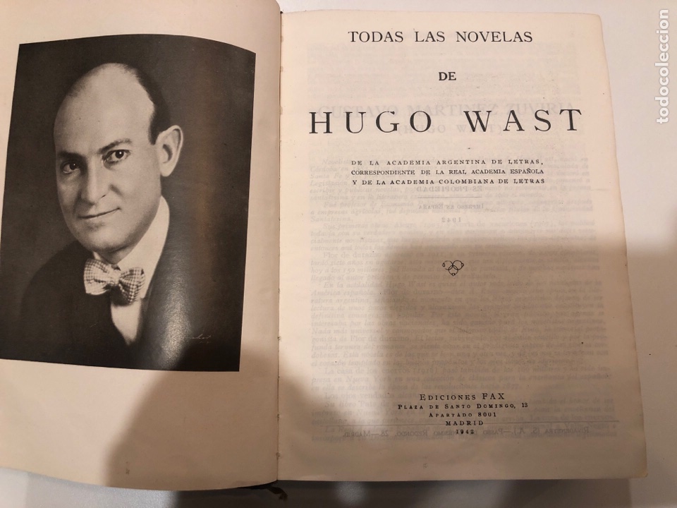 Libros de segunda mano: Todas las novelas de hugo wast. Ediciones fax 1942 - Foto 5