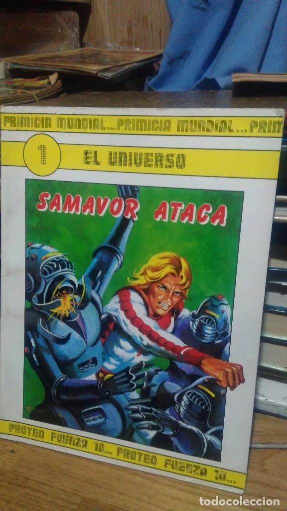 Libros de segunda mano: SAMAVOR ATACA, EL UNIVERSO 1, ED. RASGOS S.A. - Foto 1
