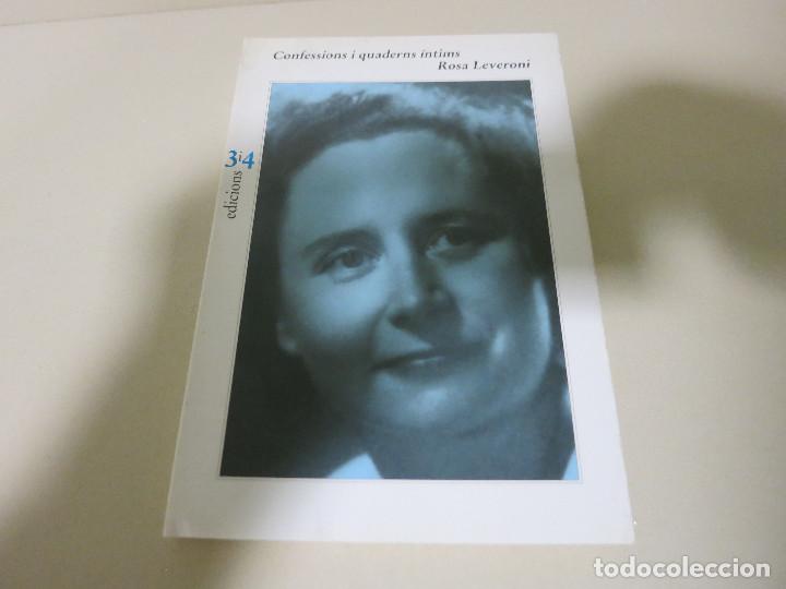Libros de segunda mano: CONFESSIONS I QUADERNS - ROSA LEVERONI - Foto 1