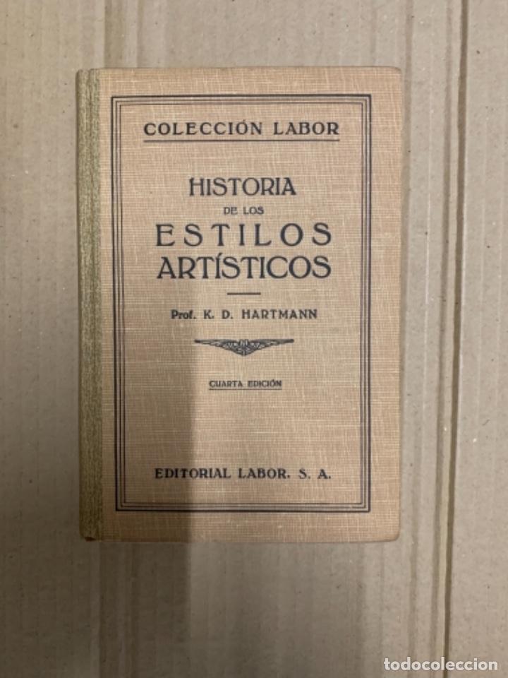 Libros de segunda mano: Historia de los estilos art&iacute;sticos, editorial Labor - Foto 1
