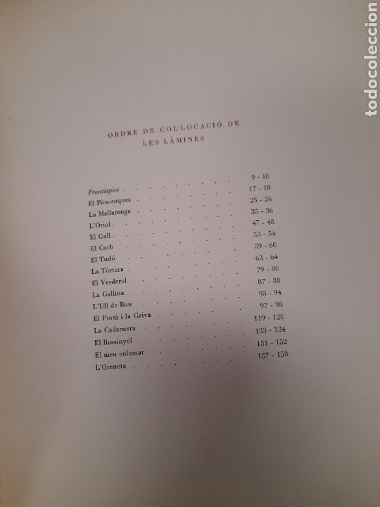 Libros de segunda mano: QUE DIUEN ELS OCELLS, de Verdaguer de 1945 - Foto 9