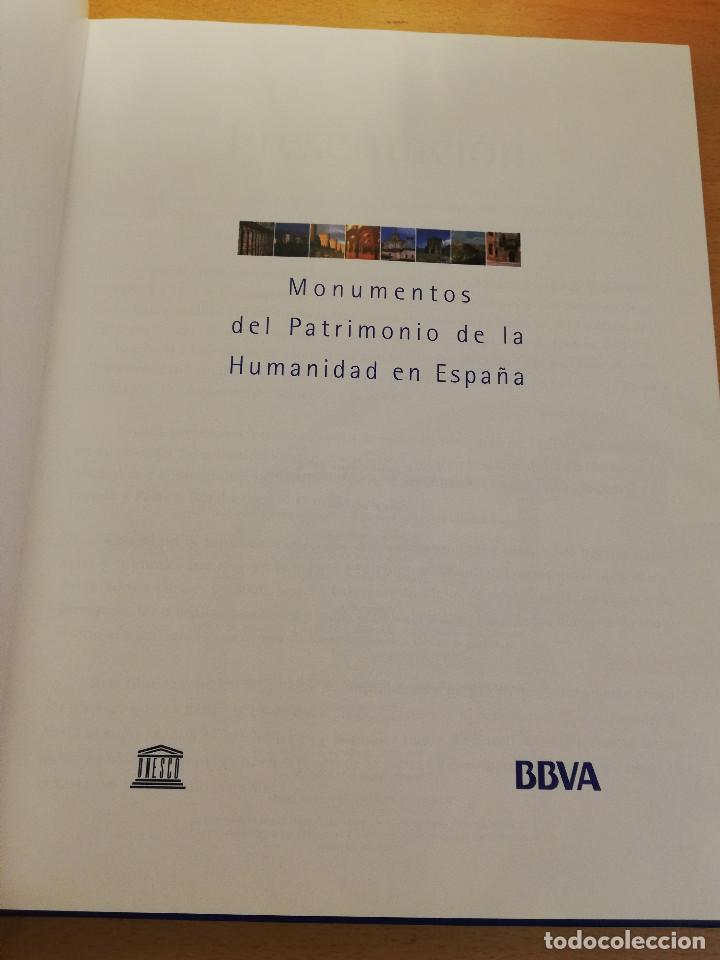 Libros de segunda mano: MONUMENTOS DEL PATRIMONIO DE LA HUMANIDAD EN ESPA&Ntilde;A (BBVA) - Foto 2
