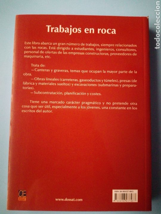 Libros de segunda mano: Trabajos en roca - Javier Aznar Salinero - Cie Dossat 2000 - Foto 2