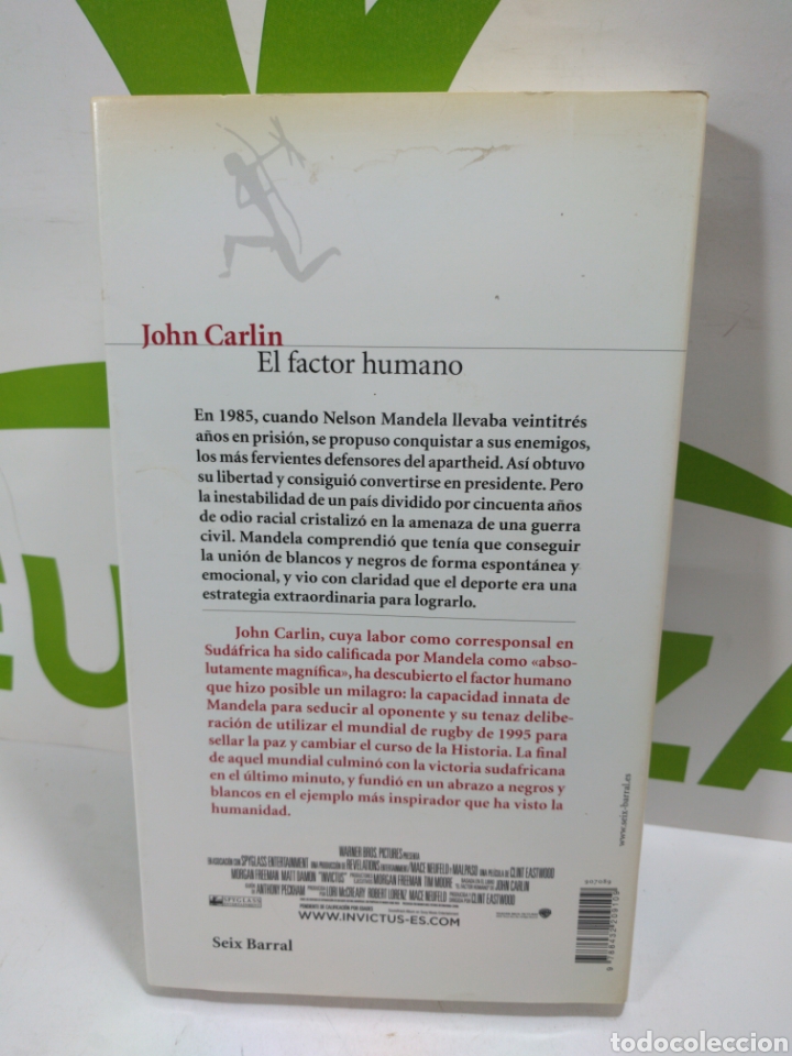 Libros de segunda mano: El factor Humano. John Carlin. Seix Barral. - Foto 2