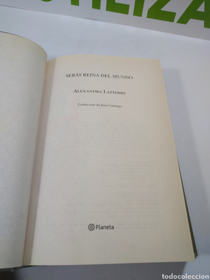 Libros de segunda mano: Alexandra Lapierre. Ser&aacute;s reina del mundo. Planeta. - Foto 3