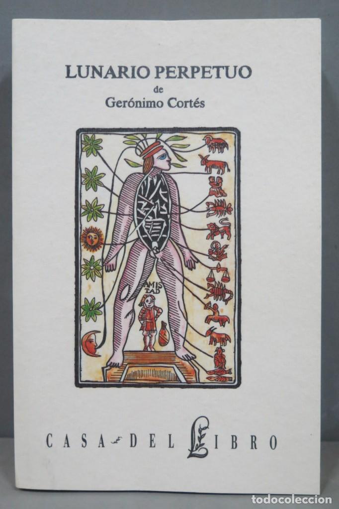 Libros de segunda mano: LUNARIO PERPETUO DE DON GER&Oacute;NIMO CORT&Eacute;S. F&Aacute;CSIMIL - Foto 1