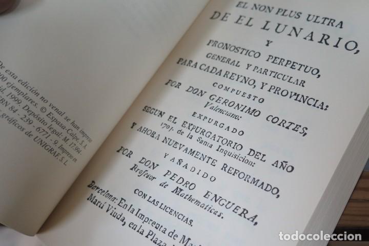 Libros de segunda mano: LUNARIO PERPETUO DE DON GER&Oacute;NIMO CORT&Eacute;S. F&Aacute;CSIMIL - Foto 2