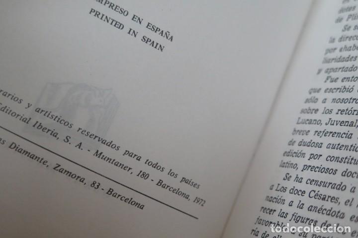 Libros de segunda mano: 1972.- LOS DOCE CESARES. SUETONIO - Foto 2
