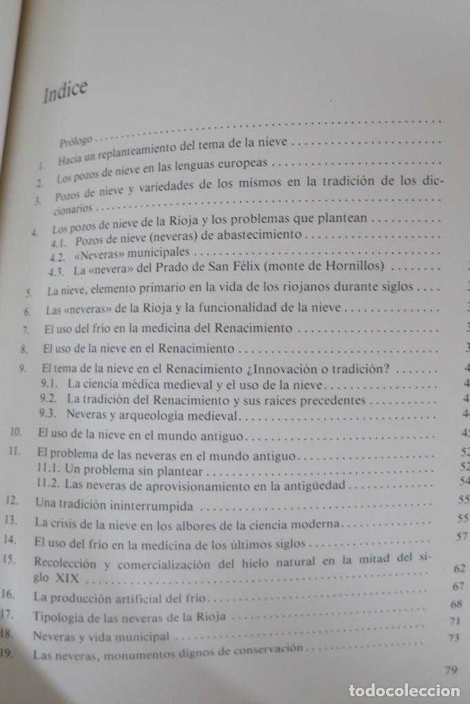 Libros de segunda mano: Los pozos de nieve (neveras) de La Rioja - Foto 2