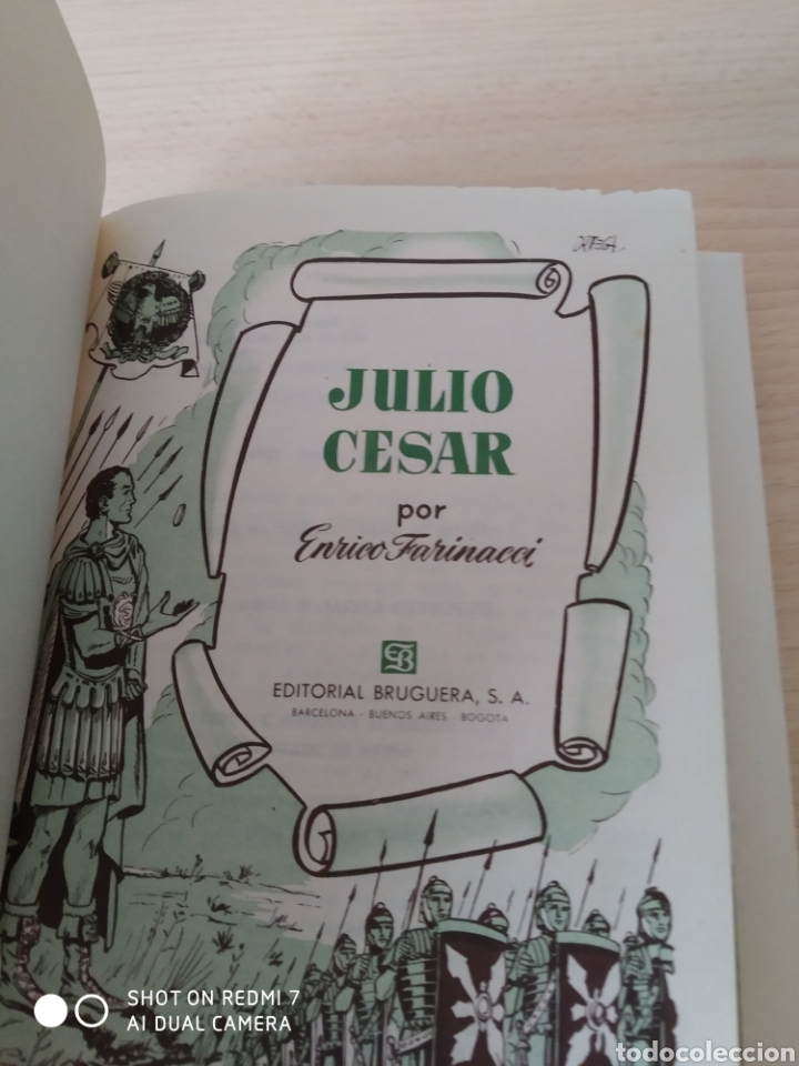 Libros de segunda mano: Julio Cesar. 3 edici&oacute;n junio 1964. Con sobre cubiertas. Ed Brugera - Foto 3