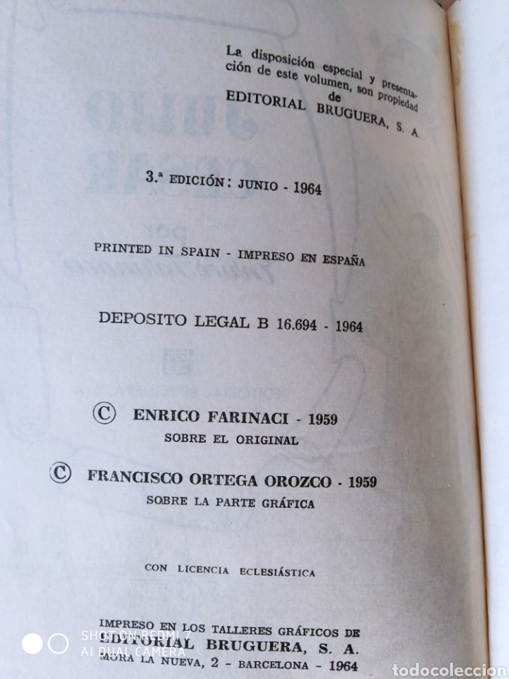 Libros de segunda mano: Julio Cesar. 3 edici&oacute;n junio 1964. Con sobre cubiertas. Ed Brugera - Foto 5
