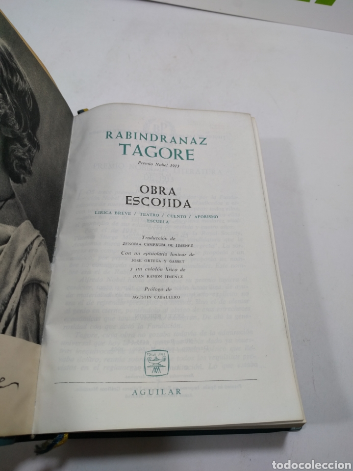 Libros de segunda mano: Rabindranaz Tagore. Obra escogida. Aguilar. - Foto 4