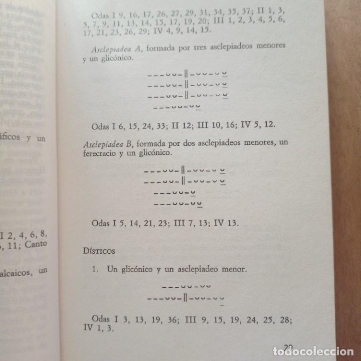 Libros de segunda mano: Carmina odas Quinto Horacio Flaco erasmo textos biling&uuml;es ed Bosch - Foto 2