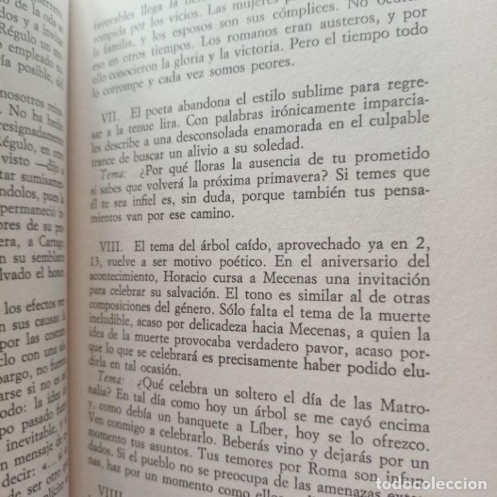 Libros de segunda mano: Carmina odas Quinto Horacio Flaco erasmo textos biling&uuml;es ed Bosch - Foto 4
