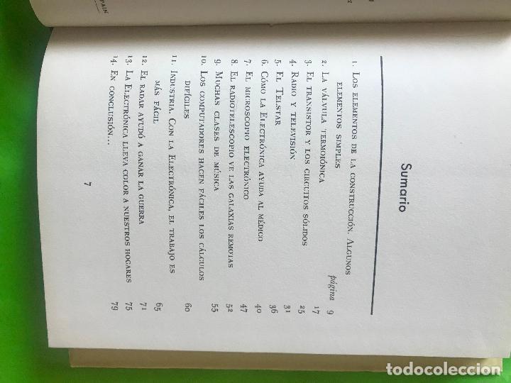 Libros de segunda mano: TU LIBRO DE ELECTR&Oacute;NICA - SQUIRES, TERENCE LEIGHTON, ED. SINTES 1966 - Foto 3