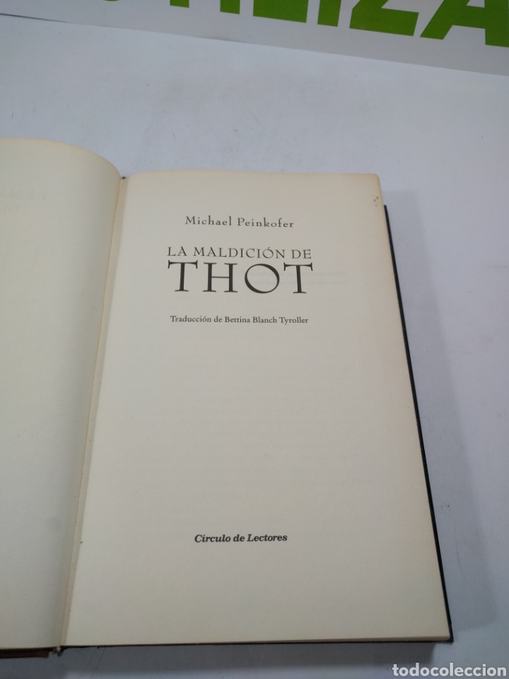 Libros de segunda mano: La maldicion de Thor. Michael Peinkofer. C&iacute;rculo de lectores. - Foto 2