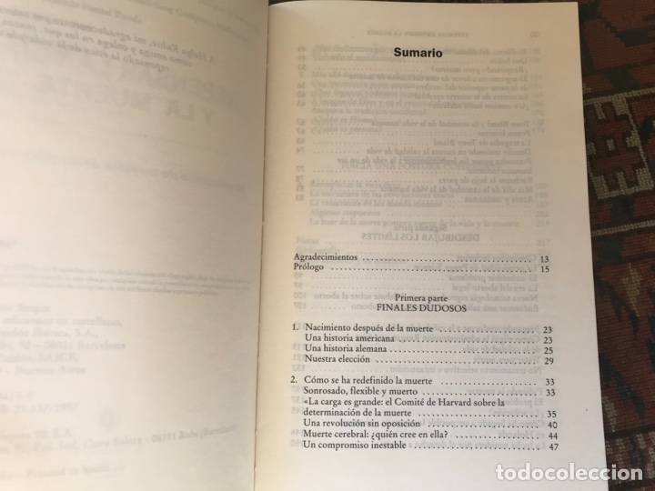 Libros de segunda mano: Repensar la vida y la muerte. El derrumbe de nuestra &eacute;tica tradicional. Peter Singer - Foto 4