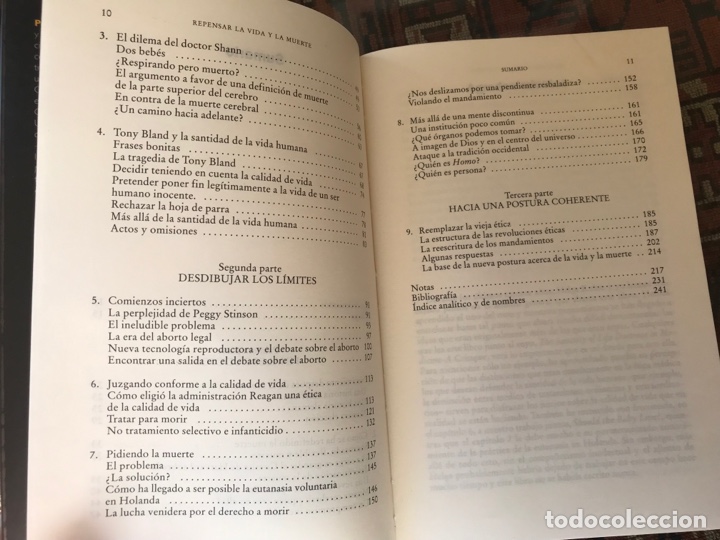 Libros de segunda mano: Repensar la vida y la muerte. El derrumbe de nuestra &eacute;tica tradicional. Peter Singer - Foto 5