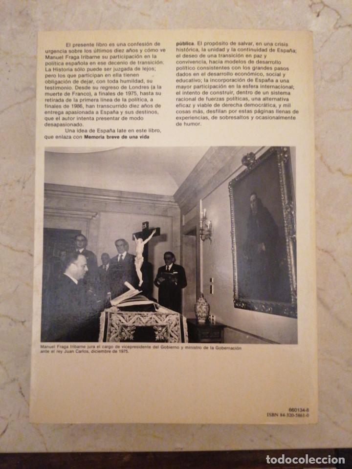 Libros de segunda mano: LIBRO DE MANUEL FRAGA - Foto 2
