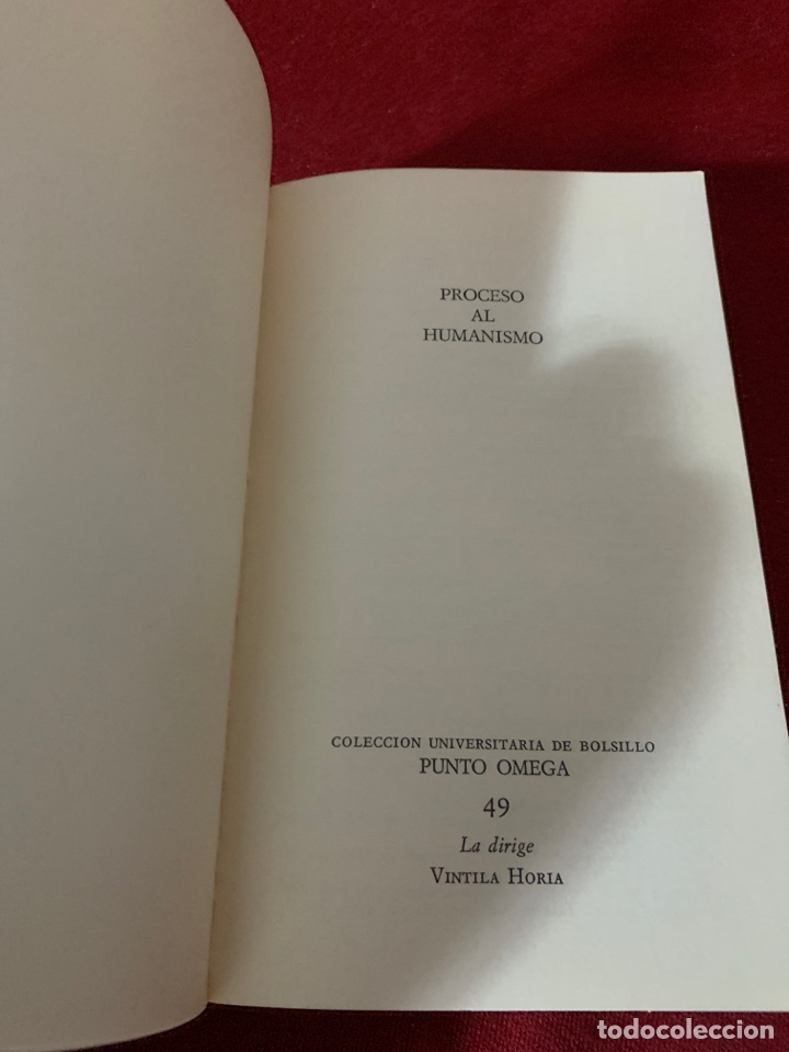 Libros de segunda mano: Proceso al humanismo. George Uscatescu. - Foto 3