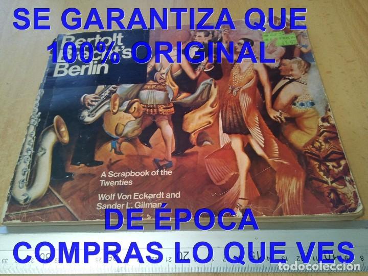 Libros de segunda mano: BERTOLT BRECHTS BERLIN LIBRO IDIOMA INGL&Eacute;S 600 GRS WOLF VON ECKARDT U91 - Foto 1