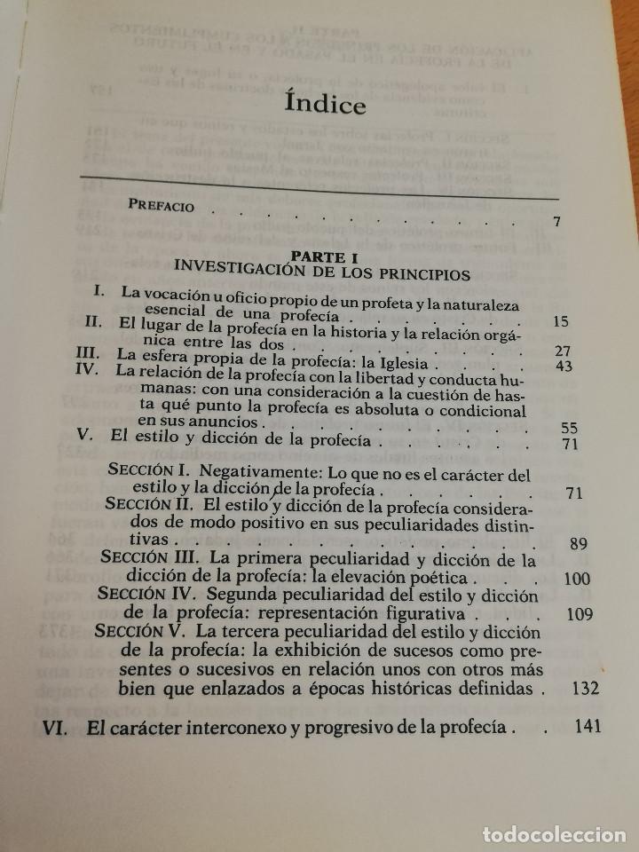 Libros de segunda mano: LA PROFEC&Iacute;A. SU NATURALEZA, FUNCI&Oacute;N E INTERPRETACI&Oacute;N (PATRICK FAIRBARN D. D.) - Foto 3