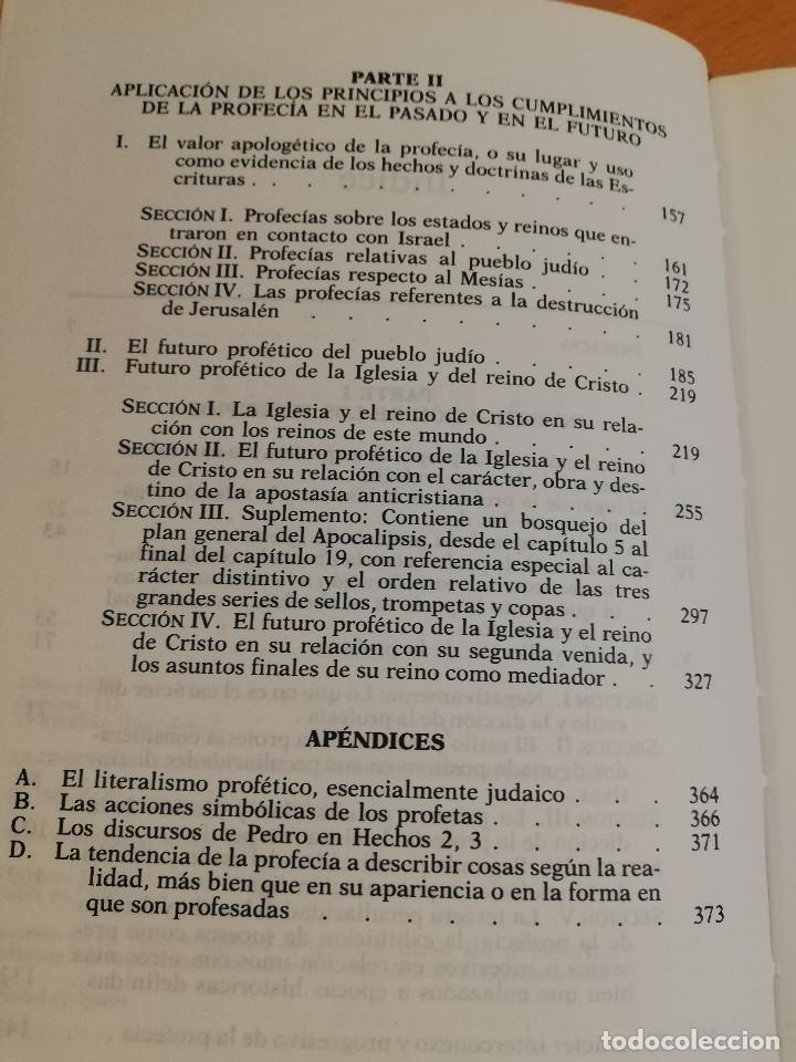 Libros de segunda mano: LA PROFEC&Iacute;A. SU NATURALEZA, FUNCI&Oacute;N E INTERPRETACI&Oacute;N (PATRICK FAIRBARN D. D.) - Foto 4