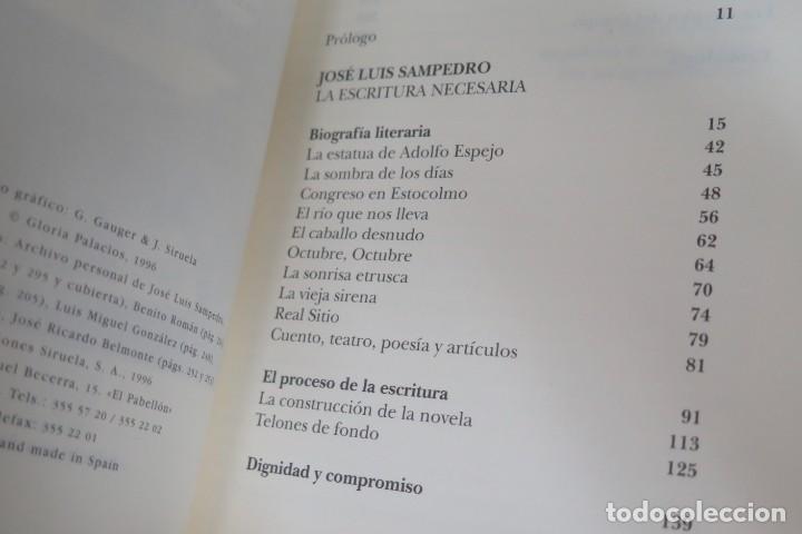 Libros de segunda mano: JOSE LUIS SAMPEDRO. LA ESCRITURA NECESARIA - Foto 2