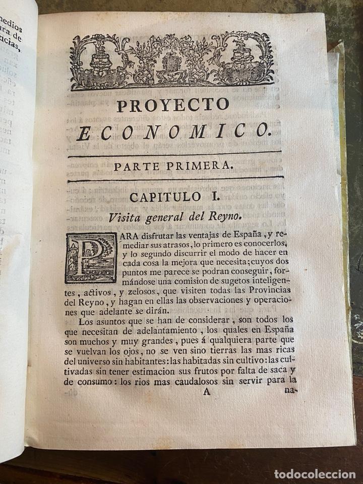 Libros de segunda mano: 1762 PROYECTO ECONOMICO - Foto 4