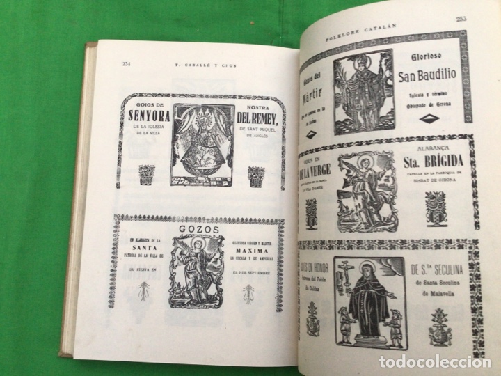Libros de segunda mano: FOLKLORE CATALAN (Tom&aacute;s Caball&eacute; y Clos) A&ntilde;o 1947 - Foto 12