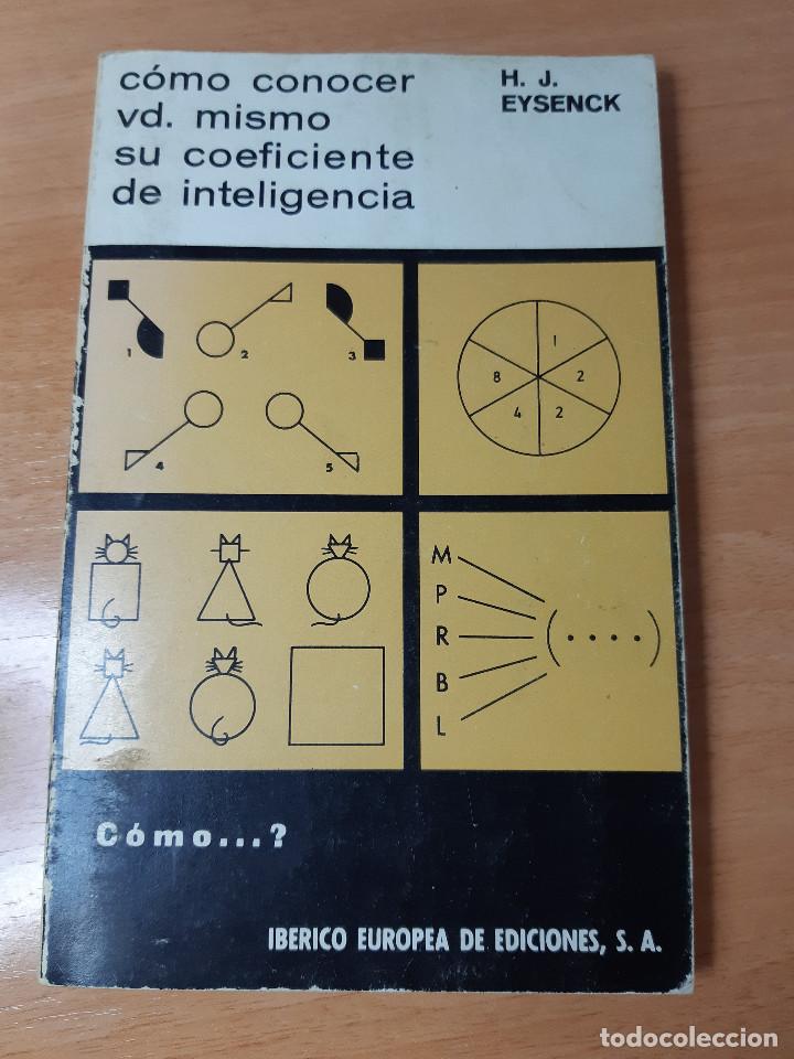Libros de segunda mano: Libro. C&oacute;mo conocer el Coeficiente de Inteligencia (E.E., 1980) - Foto 1