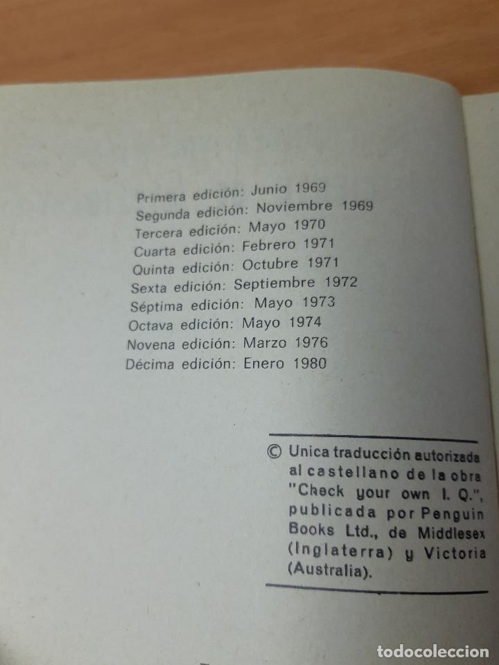 Libros de segunda mano: Libro. C&oacute;mo conocer el Coeficiente de Inteligencia (E.E., 1980) - Foto 5