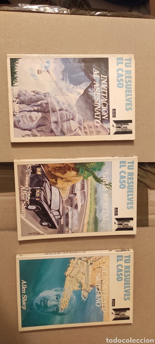 Libros de segunda mano: Colecci&oacute;n de 3 libros de tu resuelves el caso librojuego - Foto 1