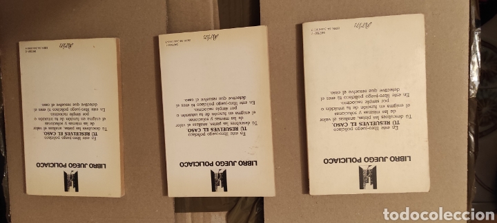Libros de segunda mano: Colecci&oacute;n de 3 libros de tu resuelves el caso librojuego - Foto 2