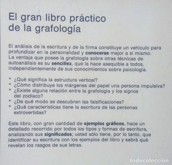 Libros de segunda mano: EL GRAN LIBRO PR&Aacute;CTICO DE LA GRAFOLOG&Iacute;A - ARMANDO CARRANZA - Foto 2