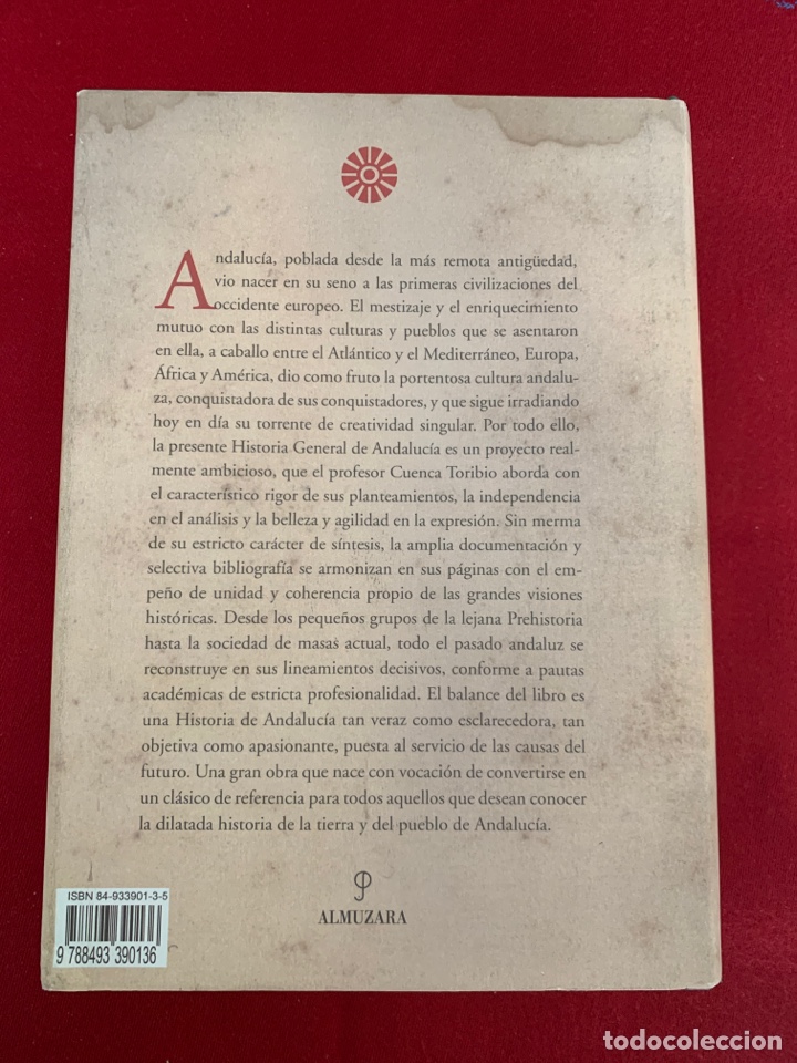 Libros de segunda mano: Historia general de Andaluc&iacute;a. Jos&eacute; Manuel Cuenca Toribio. - Foto 3